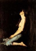 Jean-Jacques Henner Solitude Spain oil painting artist
